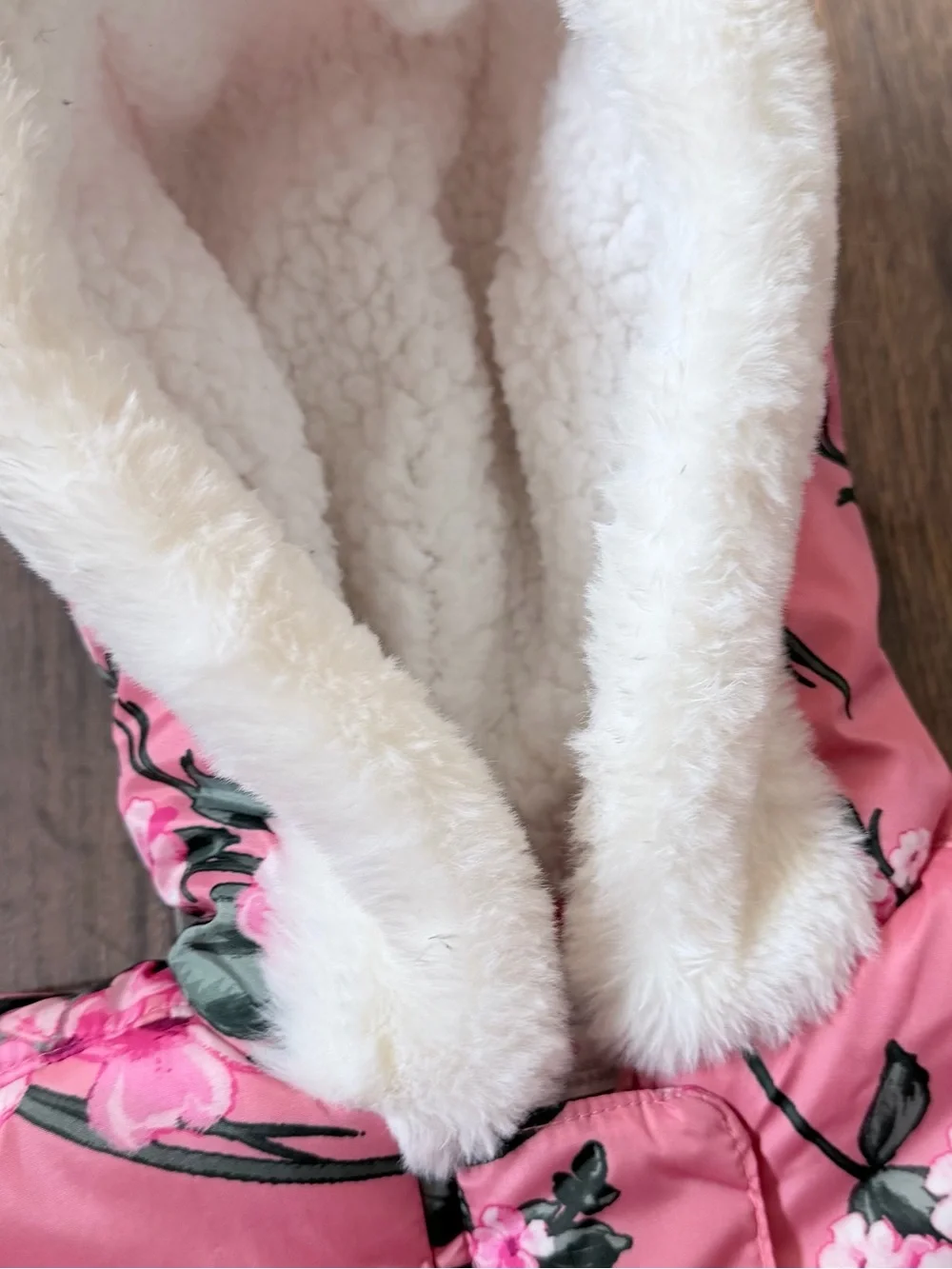 The Children’s Place Floral Snowsuit | Pink Floral | 6-9 months